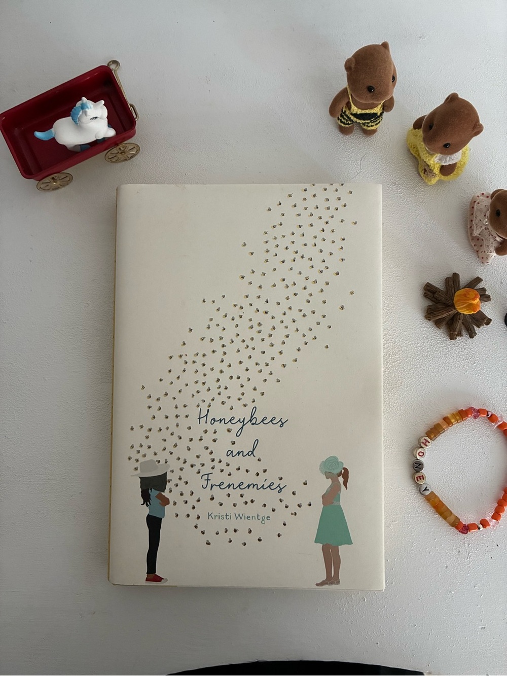 Honeybees and Frenemies Cream Decorative Coffee Table Book